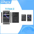 Unihertz Titan 2 Smartphone Android 15 with Physical Keyboard 5G Dual Screen Phone 512GB Dimensity 7300 50MP Camera Dual SIM