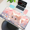 Tapis de Souris XXL Anime – Chat Kawaii, Accessoire Gaming, Bureau & Clavier