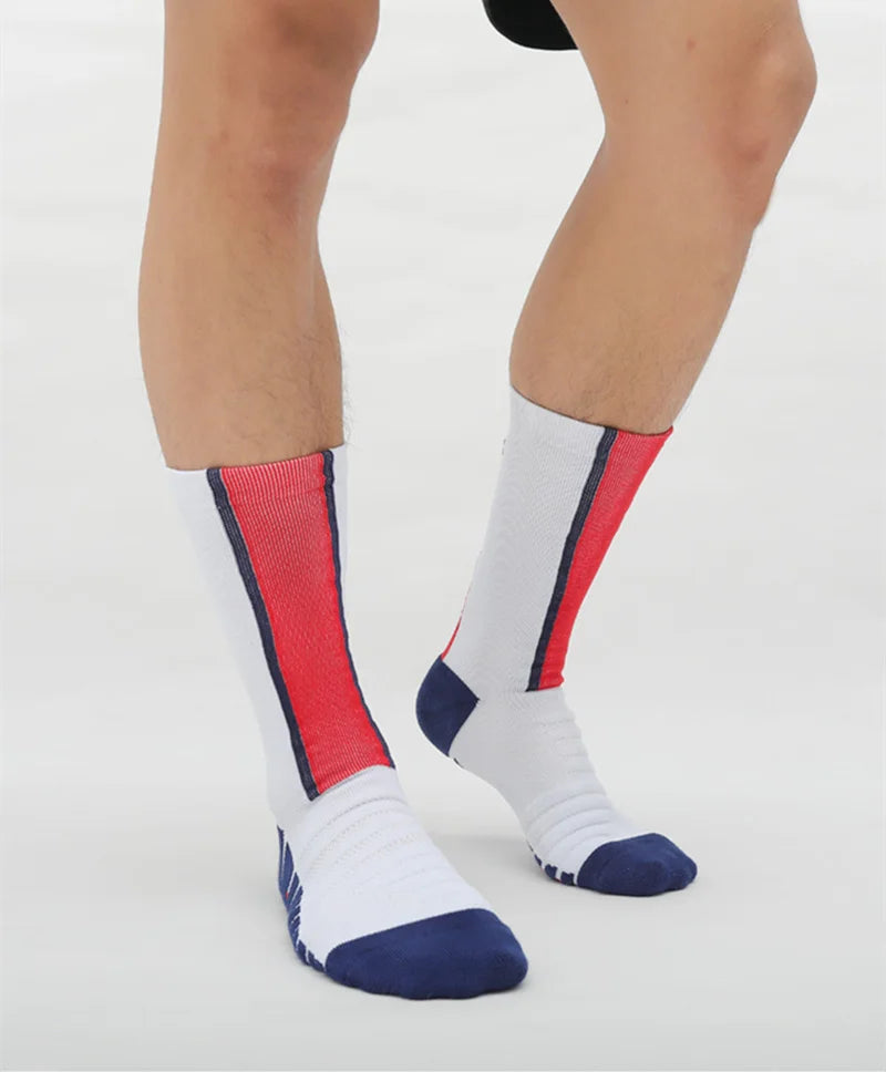 Chaussettes de Football Unisexe – Respirantes, Antidérapantes, Séchage Rapide | Enfant & Adulte