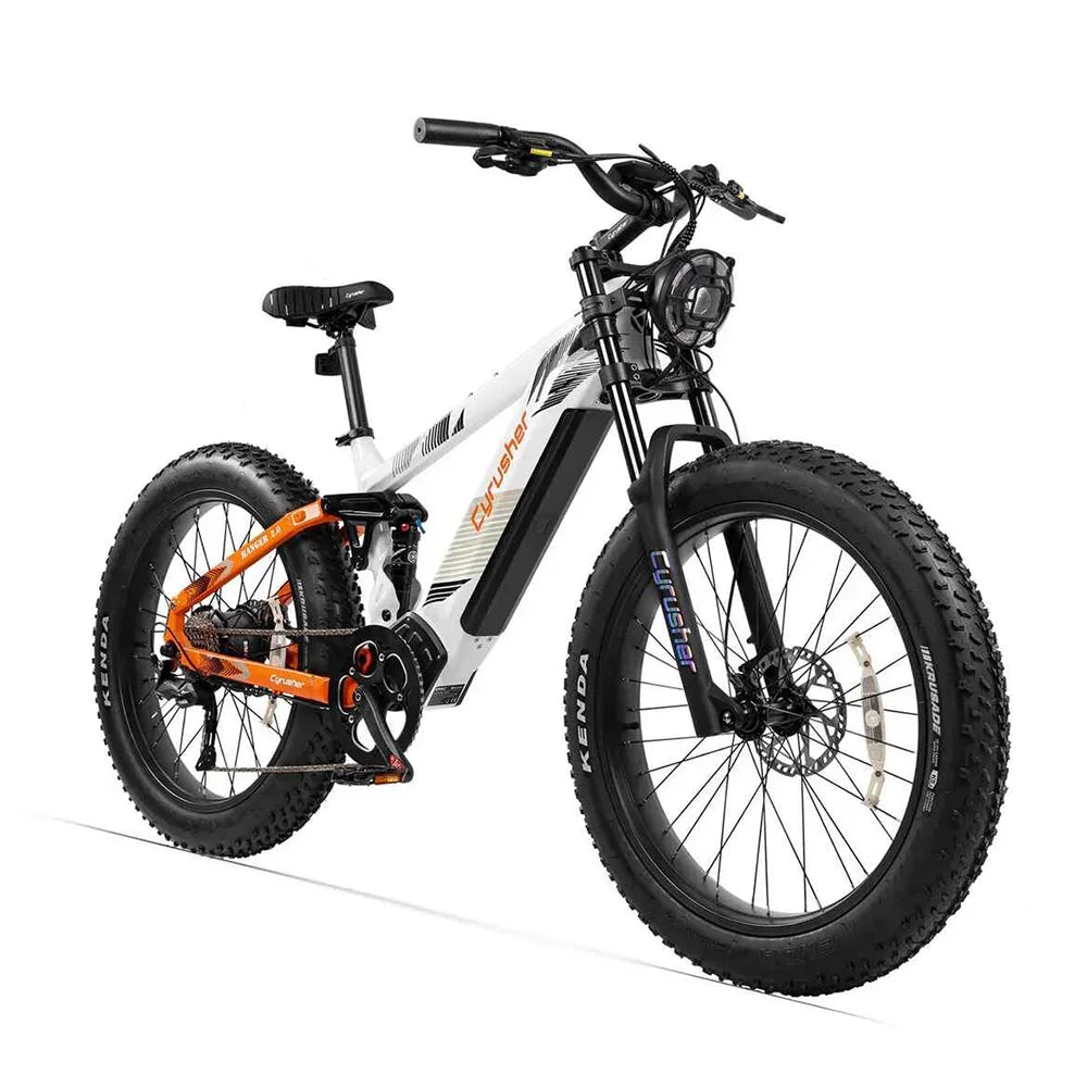 Vélo Électrique Cyrusher Ranger 2.0 – Fat Tire 26", Moteur 250W, Batterie 52V 20Ah, 90 km d'autonomie
