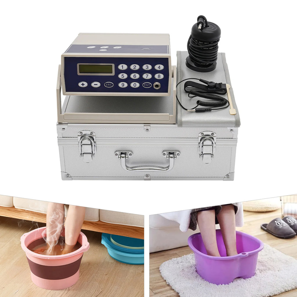 Ionic Foot Bath Machine, Detox Foot Spa Bath Machine, Foot Bath Detox Machine, Electric Spa with Wrist Strap for Home Health