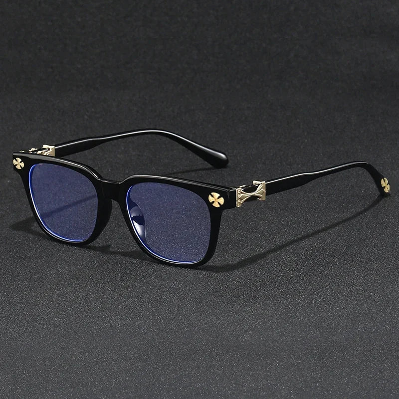Lunettes Anti-Lumière Bleue Femme – Monture Oversize Strass, Protection Écran F114