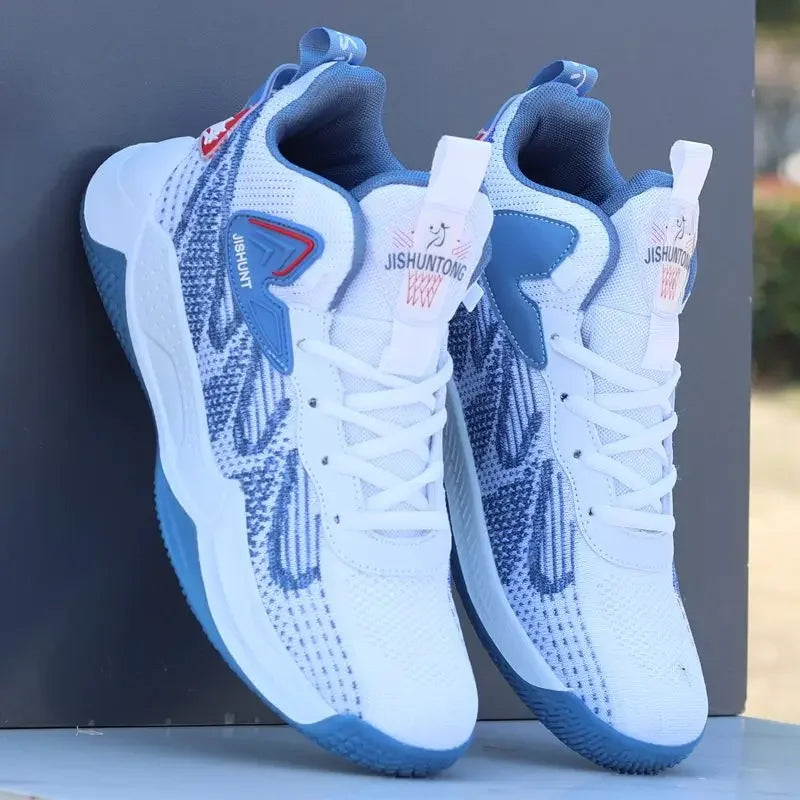 Sneakers Basketball Homme – Respirantes, Anti-dérapantes, Semelle Caoutchouc | Été