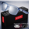 Lunettes de Soleil Polarisées Carrées KIDIN – UV400 Anti-Reflets (Modèle 1025)