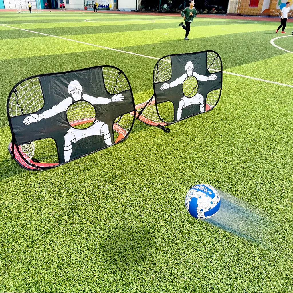 But de Football Pliable – Filet Nylon, Installation Rapide | Enfants & Adultes | Intérieur & Extérieur