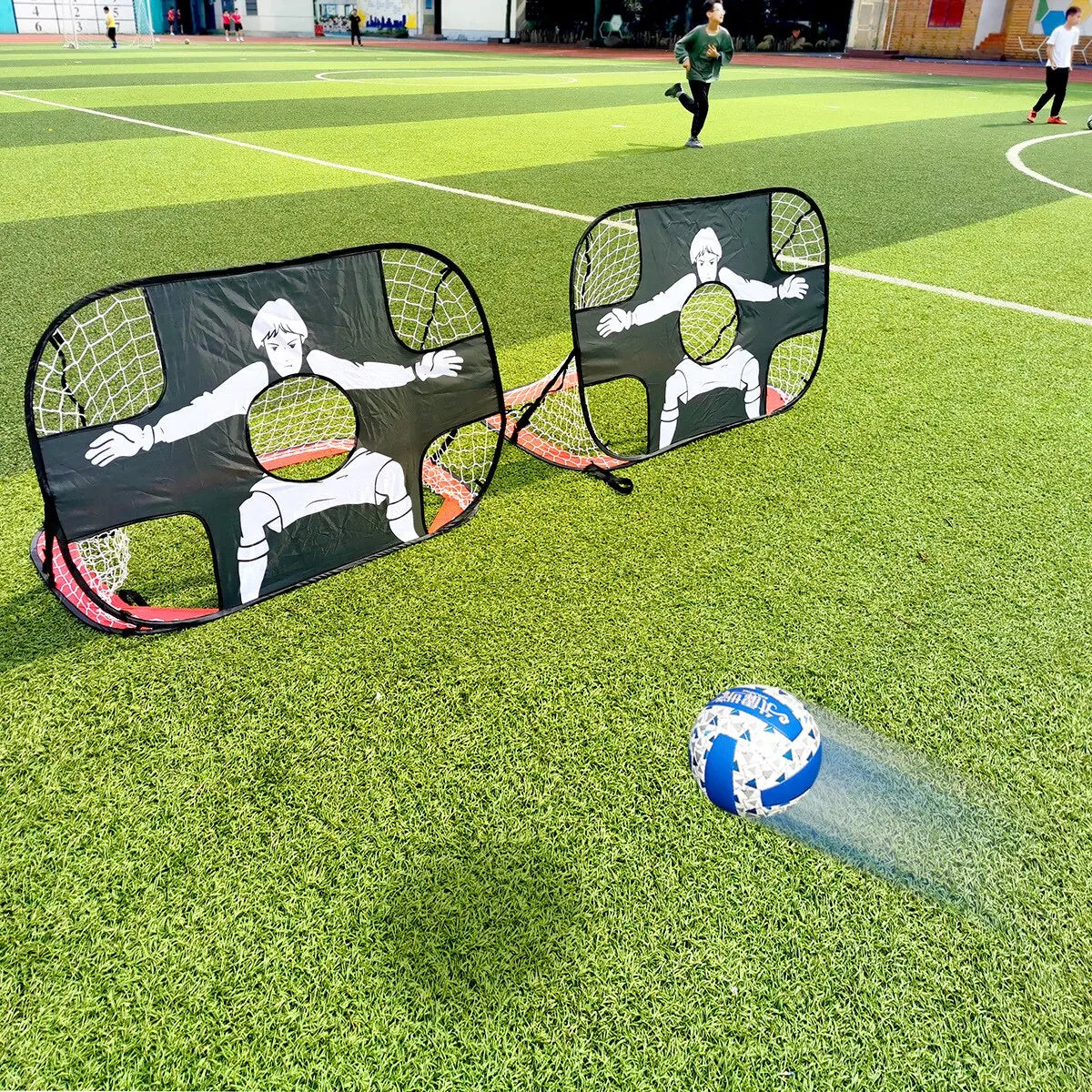 But de Football Pliable – Filet Nylon, Installation Rapide | Enfants & Adultes | Intérieur & Extérieur