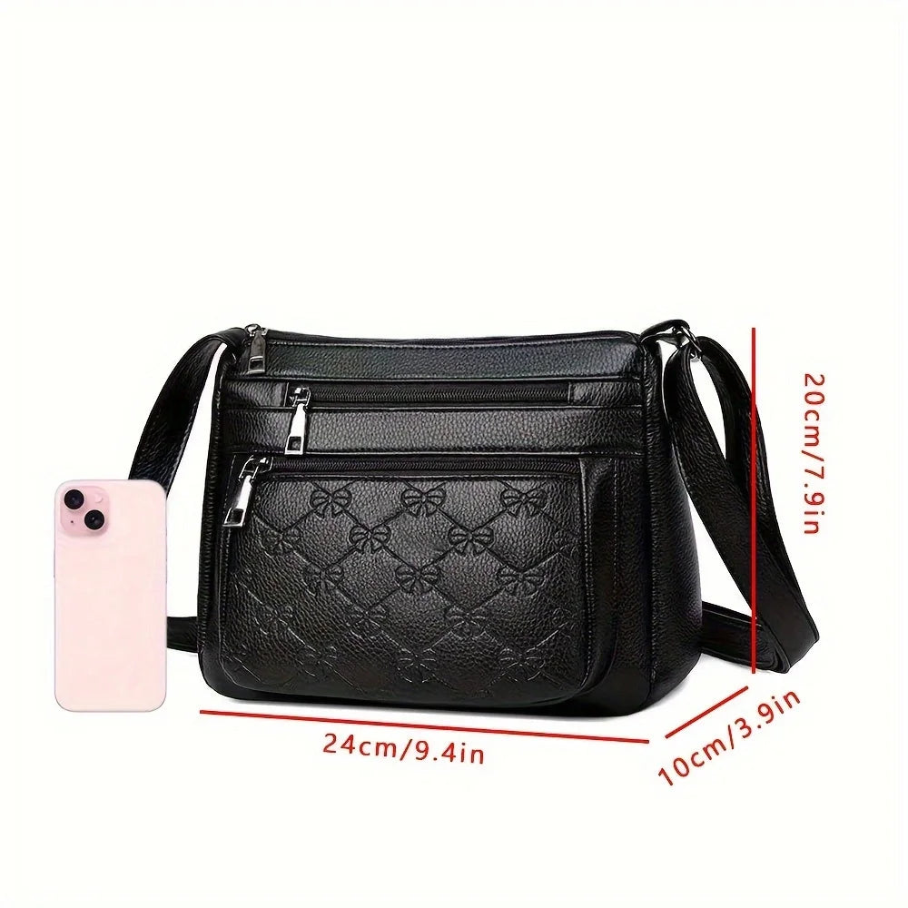 Sac à main femme HuoHuo – Cuir PU, grande capacité, bandoulière & épaule