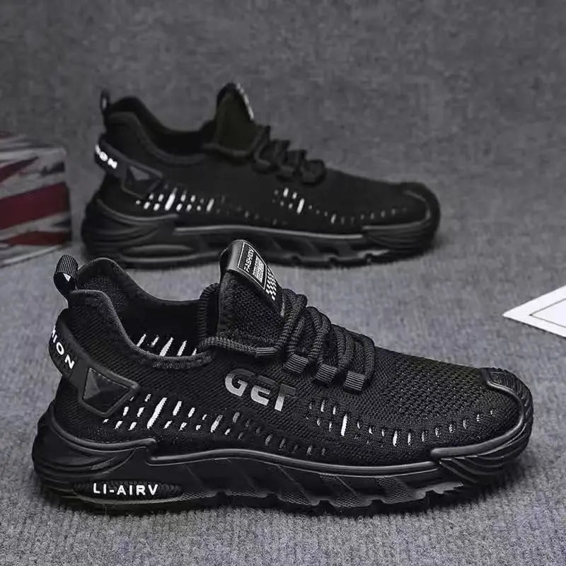 Sneakers Homme Semelle Épaisse – Chaussures Casual Légères & Respirantes