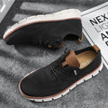 New men's large-sized casual shoes - Fly-Weave mesh breathable sports shoes, lightweight and slip-resistant men's shoes