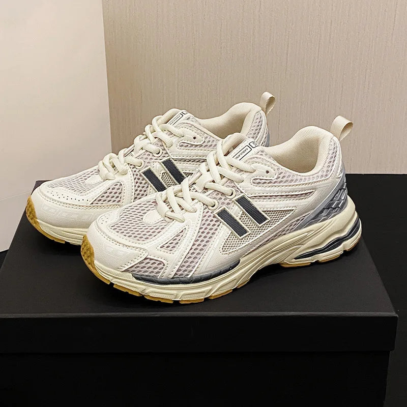 Sneakers Casual Rétro Homme & Femme – Légères, Respirantes, Semelle Caoutchouc
