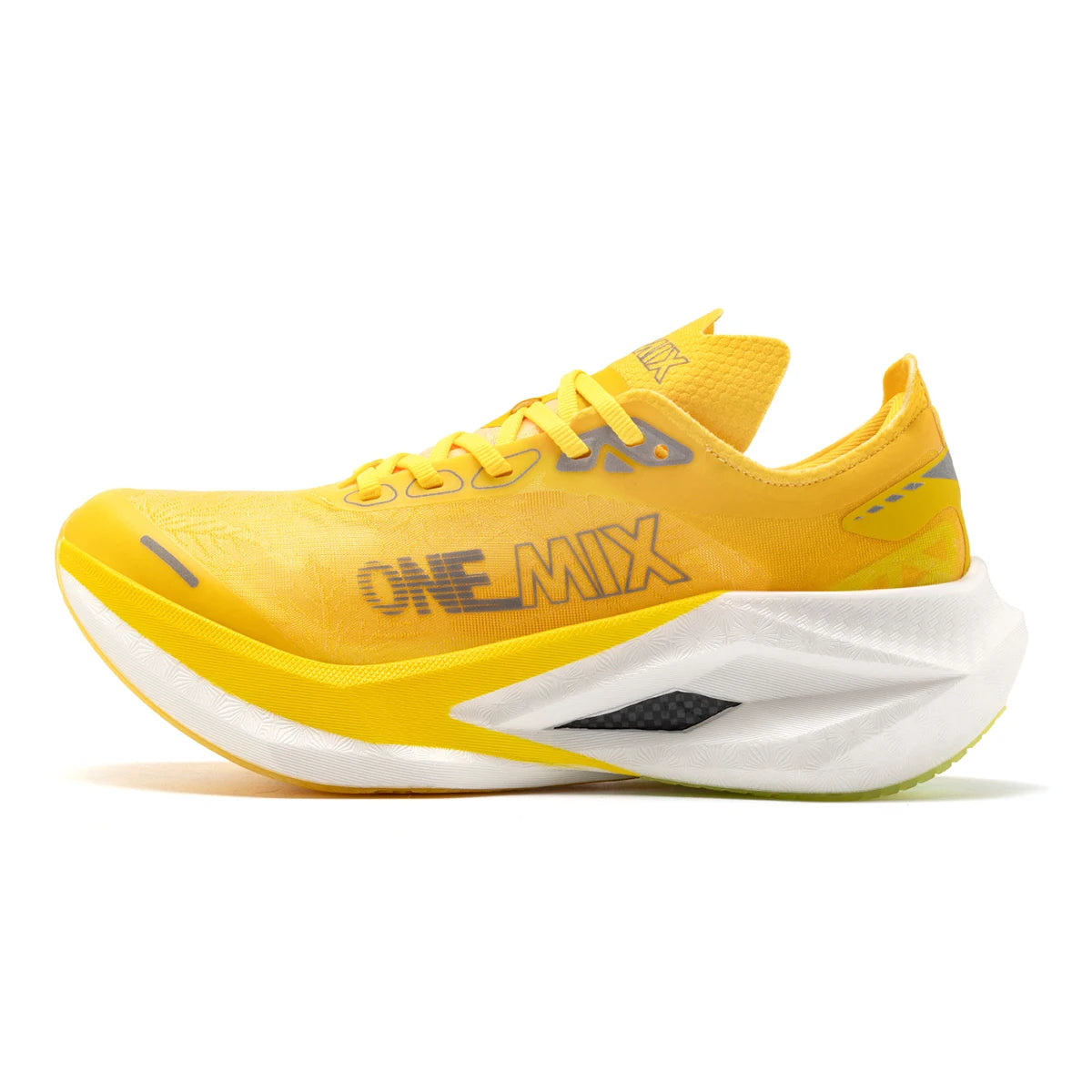 ONEMIX Chaussures de Course Marathon Professionnelles – Plaque Carbone, Amorti Double Couche, Unisexe