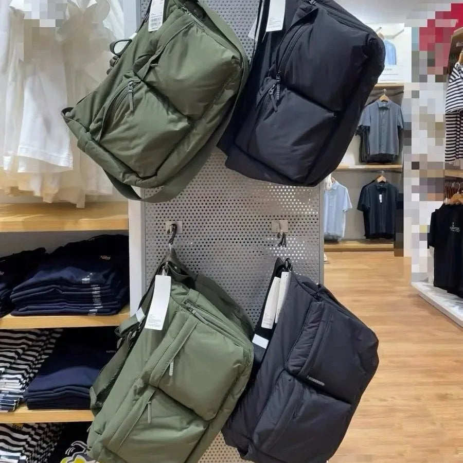 Sac Bandoulière Femme en Toile Style Boston Rétro – Grande Capacité, Pendentif Grenouille Optionnel