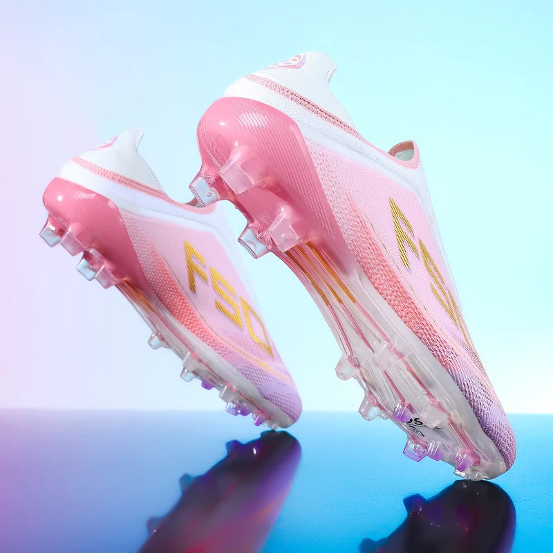 New Men Soccer Shoes Match Football Boots Non-Slip Boys High-quality Outdoor Sneakers Grass Cleats Hot-selling High-top Light