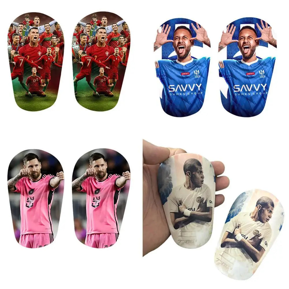 Paire de Mini Protège-tibias Football – Équipement de Protection & Collection Fans