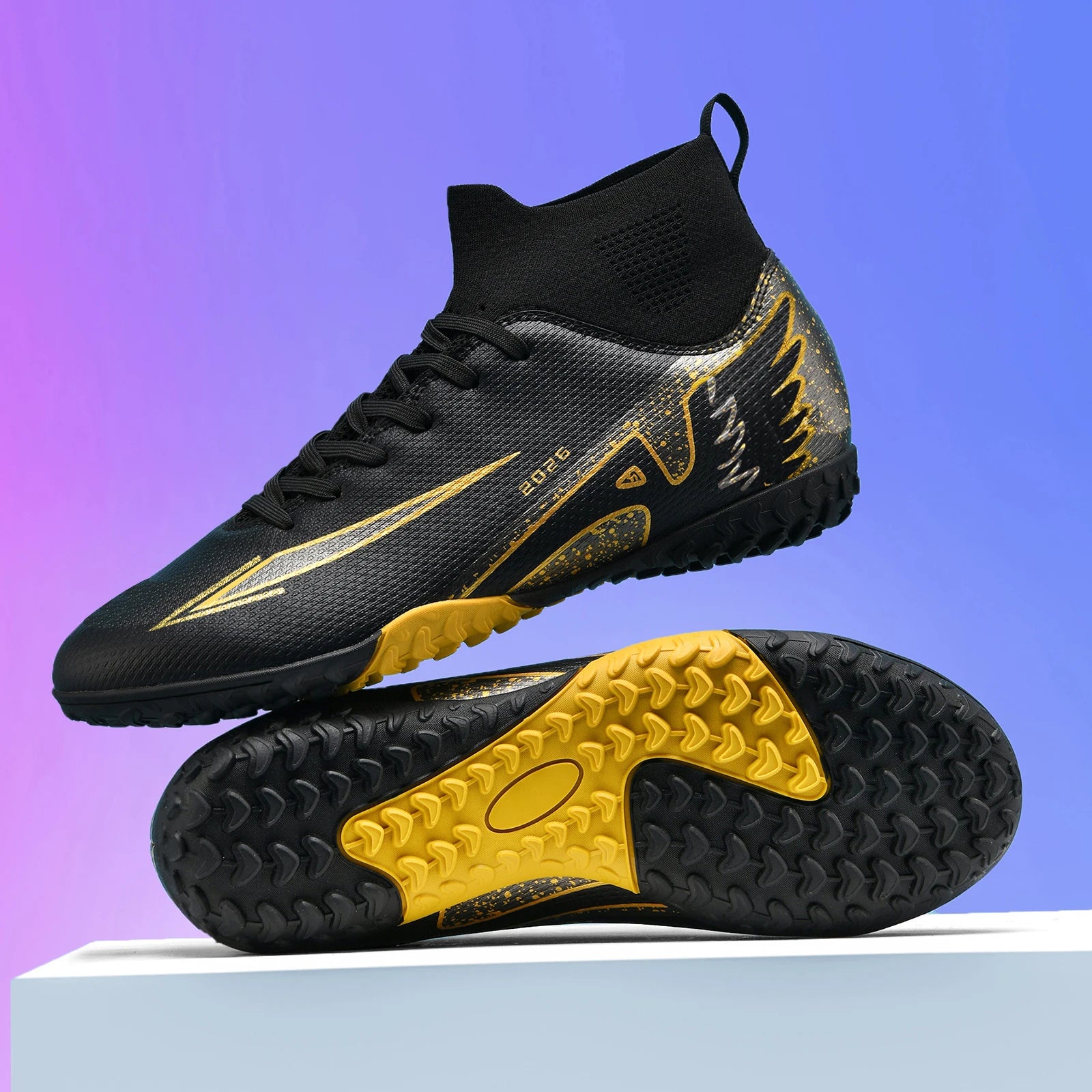 Chaussures de Football Respirantes Anti-Dérapantes – Homme & Femme, Terrain Naturel & Synthétique