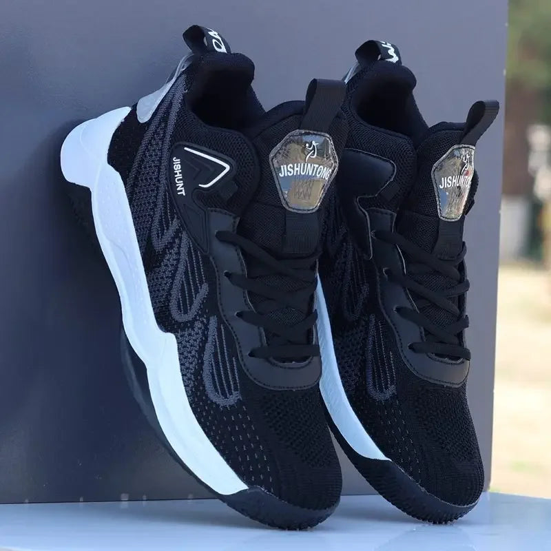 Sneakers Basketball Homme – Respirantes, Anti-dérapantes, Semelle Caoutchouc | Été