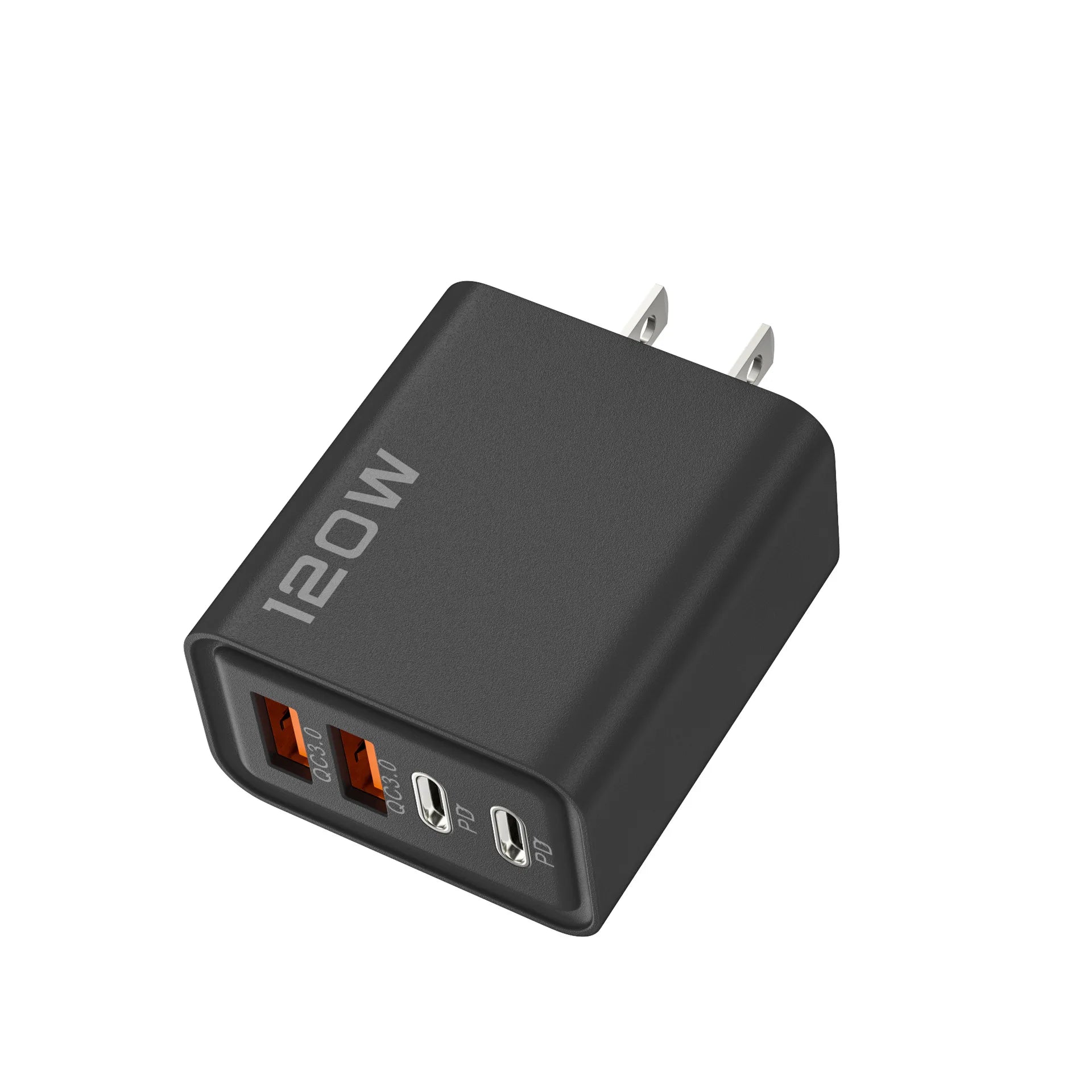 Chargeur USB-C 120W 4 Ports - Charge Rapide PD & QC3.0