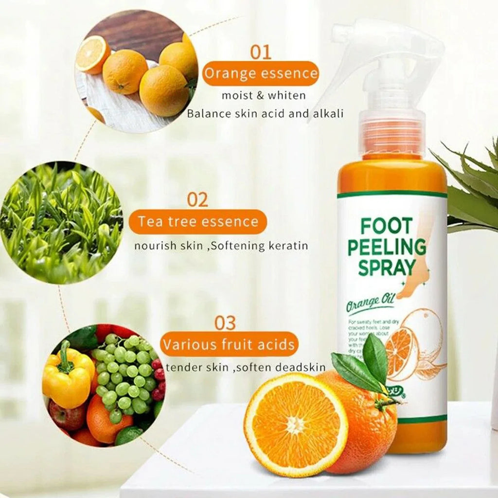 Spray Exfoliant Pied 110ml – Gommage & Élimination des Peaux Mortes