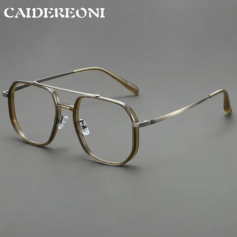 Lunettes de Lecture CAIDERONI Photochromiques Style Pilote – Anti-Lumière Bleue, Prescription Personnalisable, Mixte
