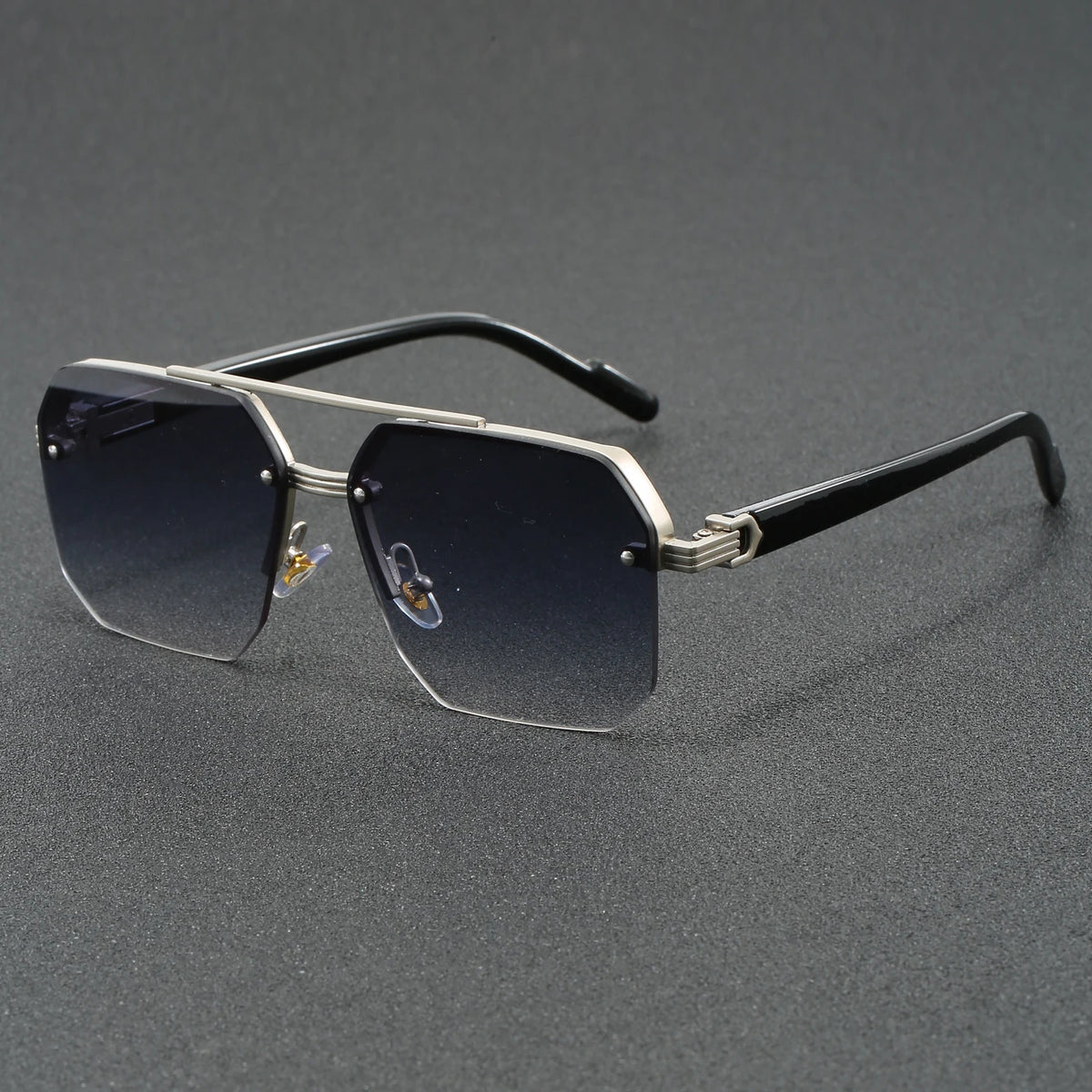 Lunettes de soleil rectangulaires homme ALCHITINO – Anti-reflets