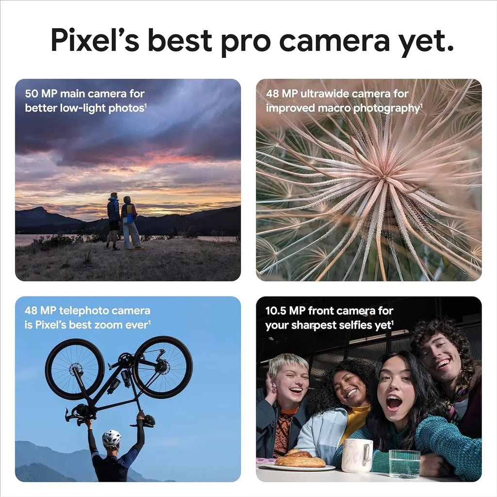 Google Pixel 8 Pro – 6,7" OLED 120Hz, Tensor G3, 50 MP, IP68, 5G, 5050 mAh