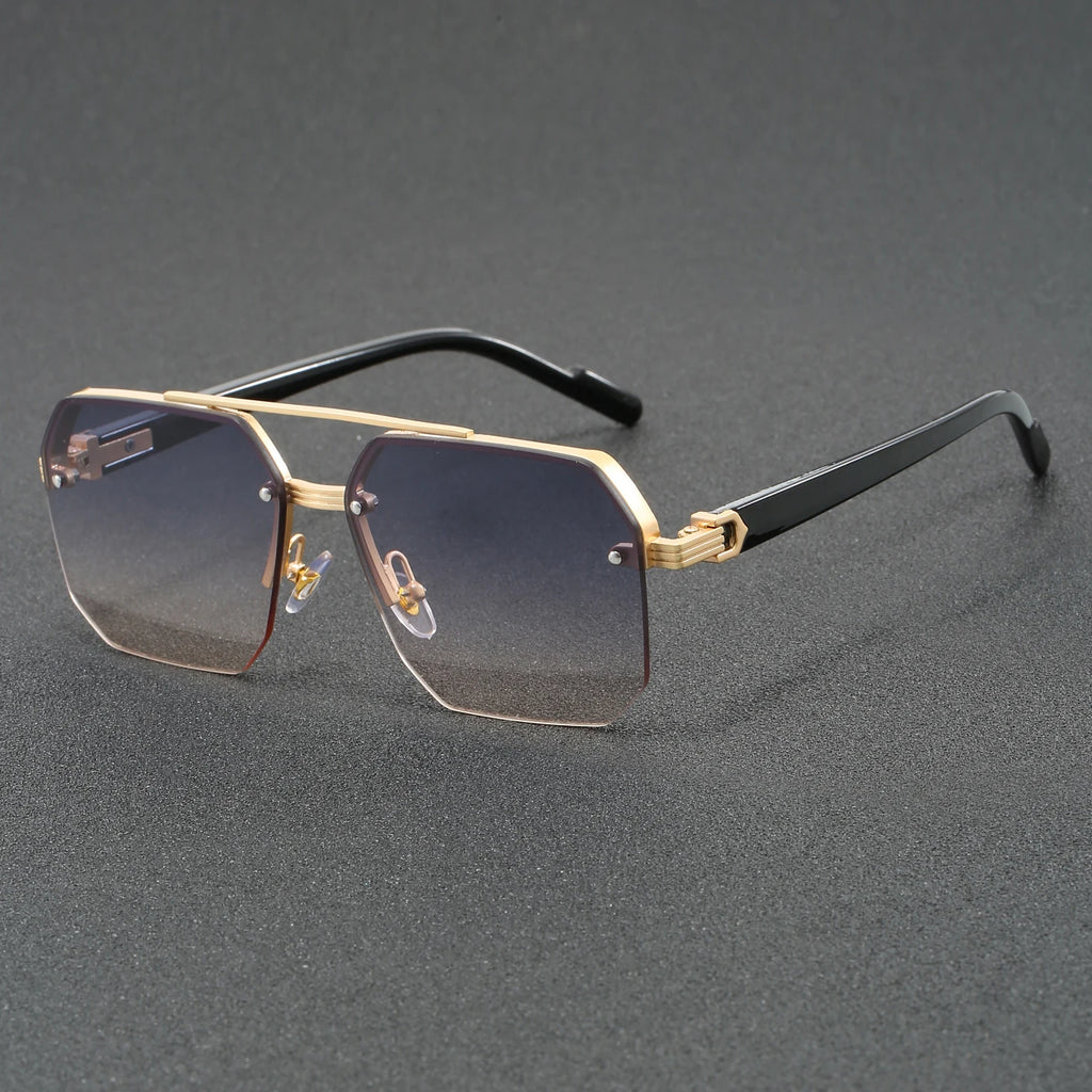 Lunettes de soleil rectangulaires homme ALCHITINO – Anti-reflets