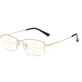 Lunettes de Lecture Progressives Multifocales – Monture Alliage, Anti-Lumière Bleue