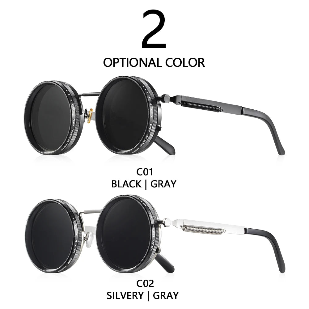 Lunettes de Soleil Polarisées CRIXALIS ND9 — Teinte Ajustable, Anti-Reflets UV400