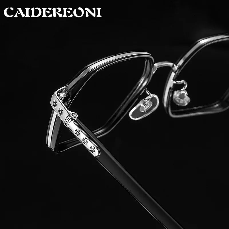 Lunettes Carrées Anti-Lumière Bleue CAIDERONI – Homme & Femme, Prescription Personnalisable