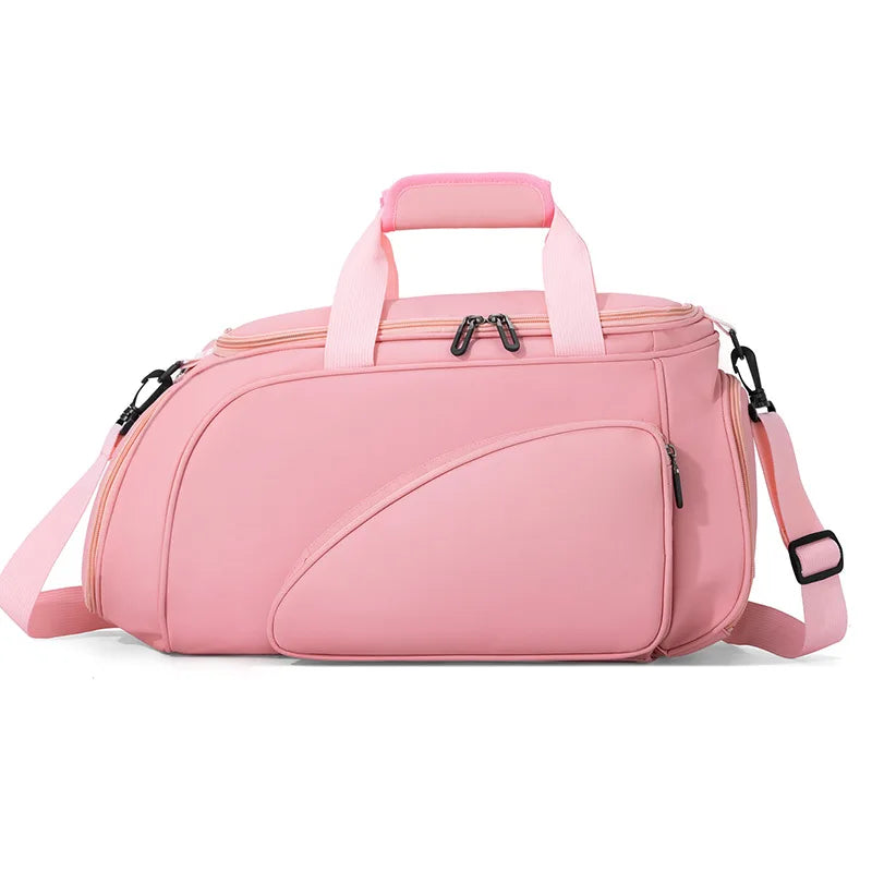 Table Tennis Bag with Large Capacity, Independent Shoe Compartment, Dry and Wet Separation Sports Training Crossbody Travel Bag