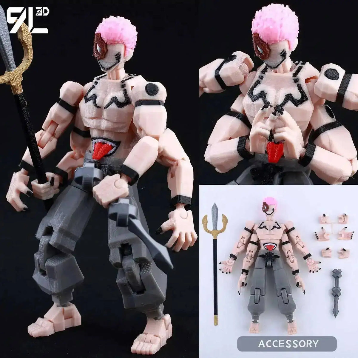 Figurines Articulées Jujutsu Kaisen – Collection Lucky13 / Titan13