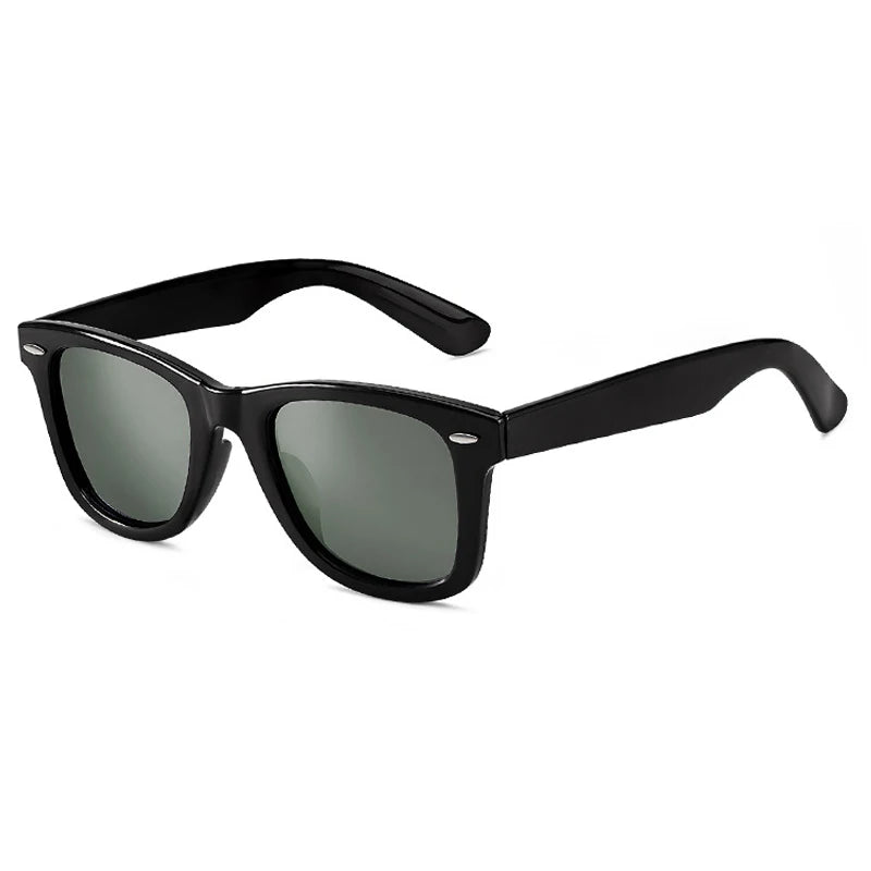 Lunettes de Soleil Style Wayfarer Krokodil – Anti-Reflets UV400 Femme