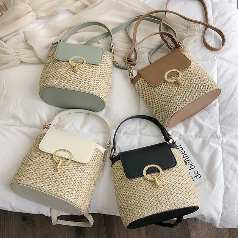 Summer Straw Shoulder Bag for Women – Chic, Lightweight, Travel & Daily Style