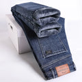 Jean Molletonné Homme Hiver – Coupe Droite Slim Chaud Polaire | 3 Coloris | Tailles 28-38