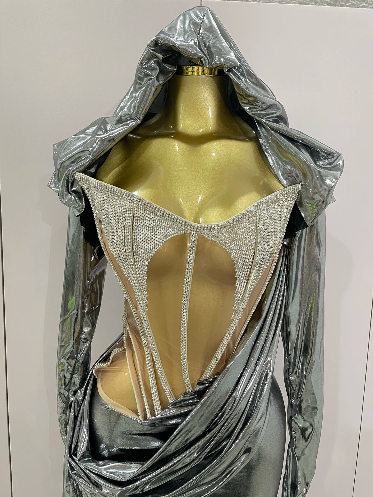 Robe de Scène Pailletée Femme – Tenue Carnaval, Nightclub & Festival