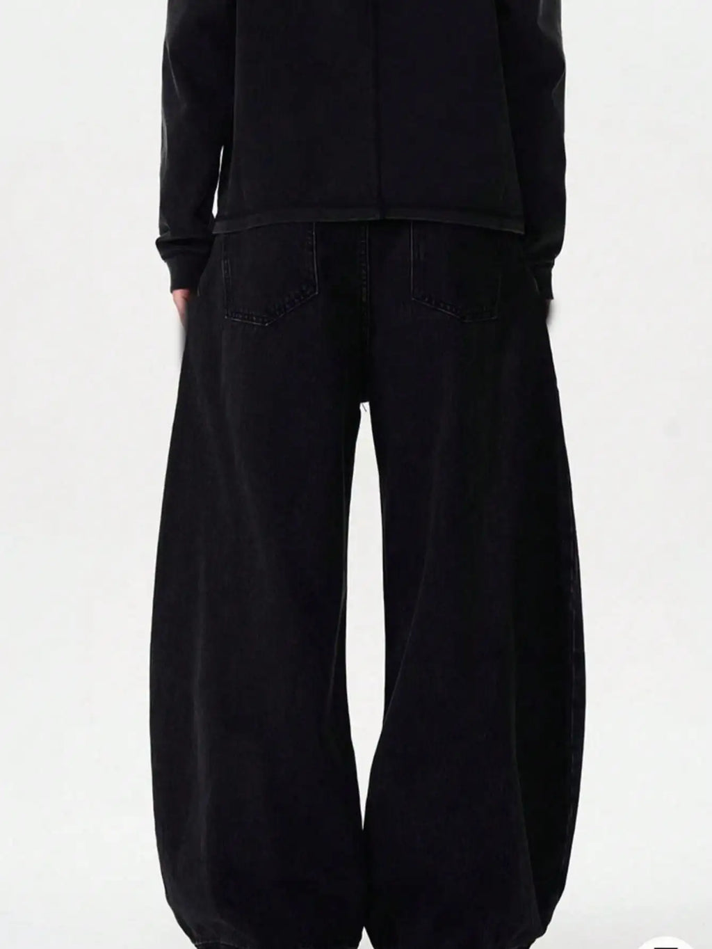 Jean Baggy Wide Leg Homme Loose Punk Streetwear Coupe Courbe 5 Coloris XS-XXL