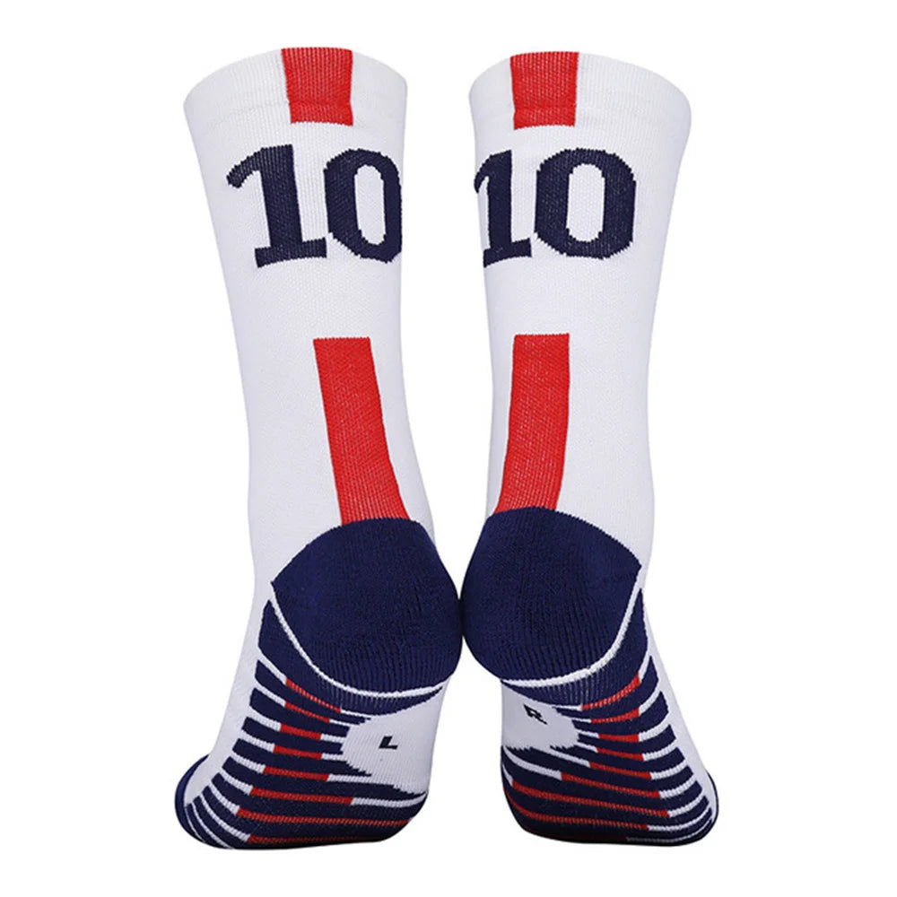Chaussettes de Football Unisexe – Respirantes, Antidérapantes, Séchage Rapide | Enfant & Adulte
