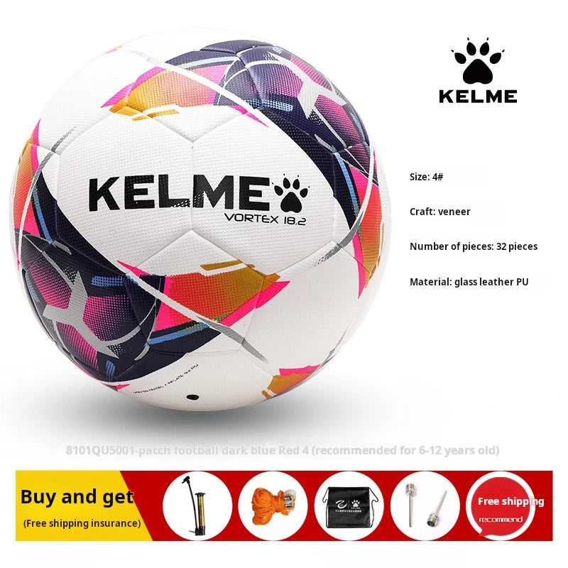 Kelme Football Competition Training Size 5 Ball Adult Student Wear Resistant Outdoor Special Ball Sticky Skin Soccer Size 4 Ball