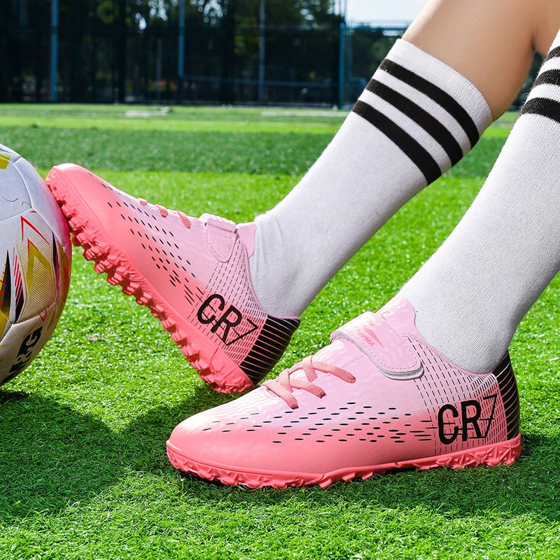 Chaussures de Football Enfant & Adulte – Crampons Légers Multi-Surfaces