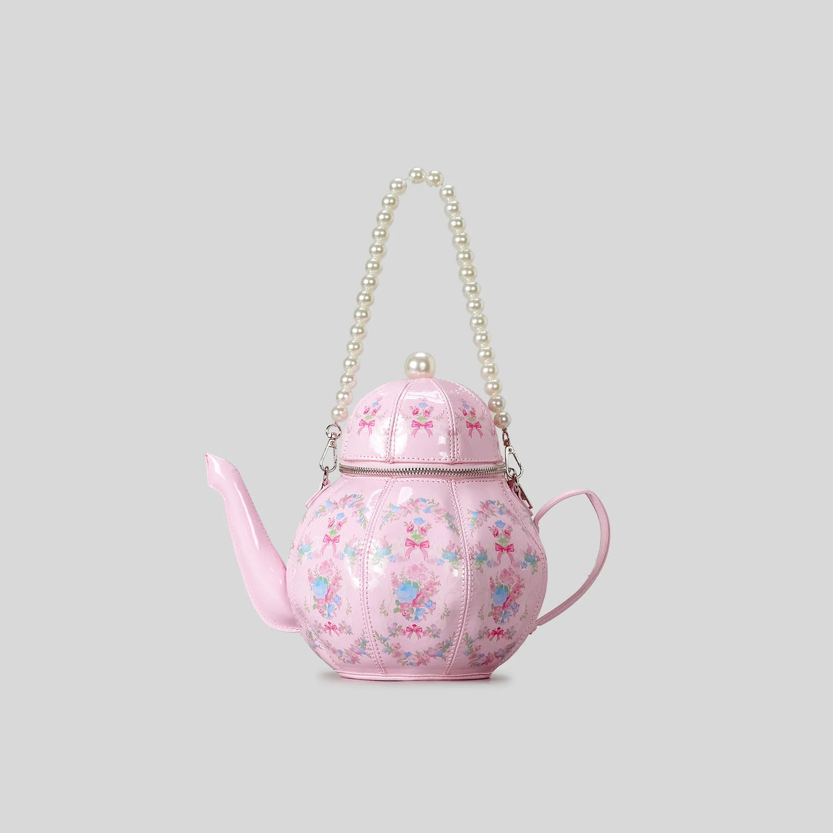 Sac Bandoulière Forme Théière avec Chaîne Perles – Sac À Main Femme