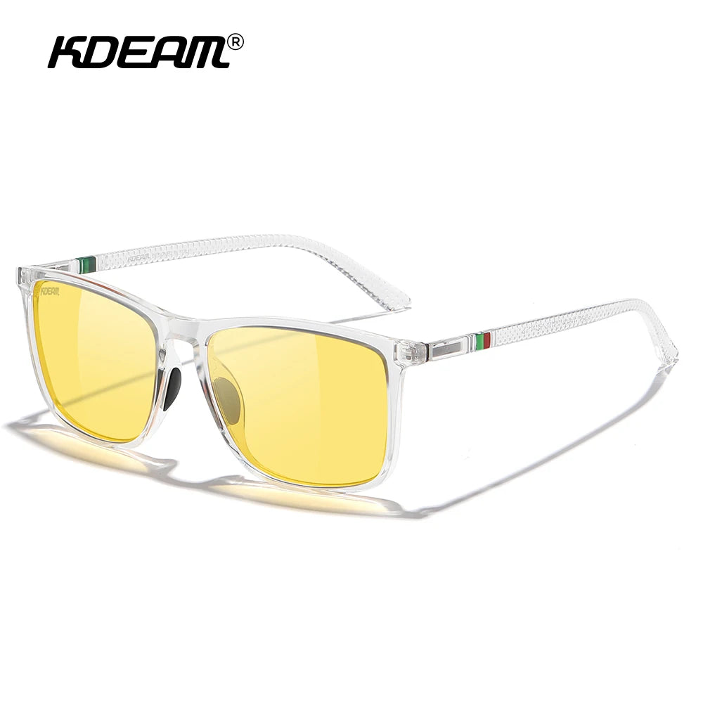 Lunettes de Soleil KDEAM XL Polarisées Photochromiques – Grande Monture Homme