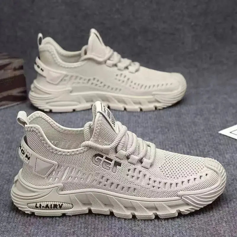 Sneakers Homme Semelle Épaisse – Chaussures Casual Légères & Respirantes