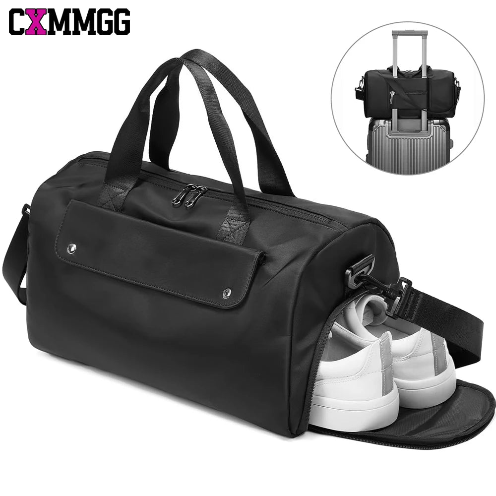 1PCS Gym Bag for Men & Women with Shoe & Wet Compartment - Duffle Bag for Travel,Sports, Fitness & Workout, gifts for men&women