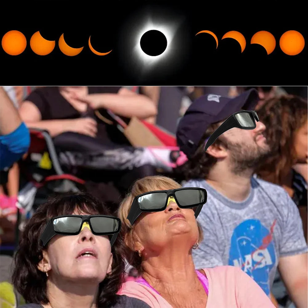 Lunettes d'Observation d'Éclipse Solaire Certifiées ISO – Pack 1 à 10 pièces