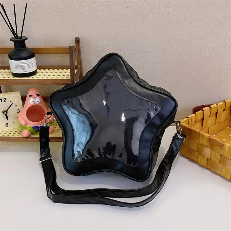 Sac Bandoulière Kawaii Ita Bag – Étoile Anime, Style Ulzzang, Fille 2025