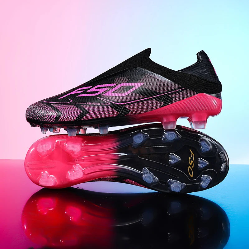 Chaussures de Football Homme – Crampons Professionnels Terrain Gazon & Futsal