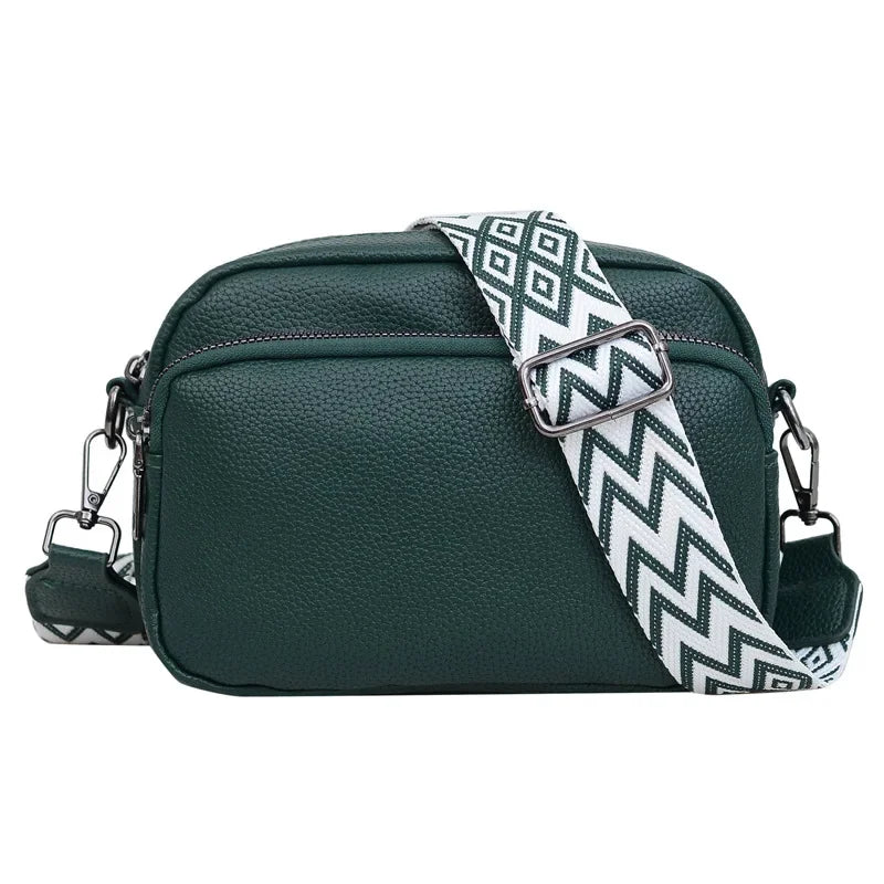 Sac Bandoulière Femme Grande Capacité – Multi-Compartiments, Matière PU Légère