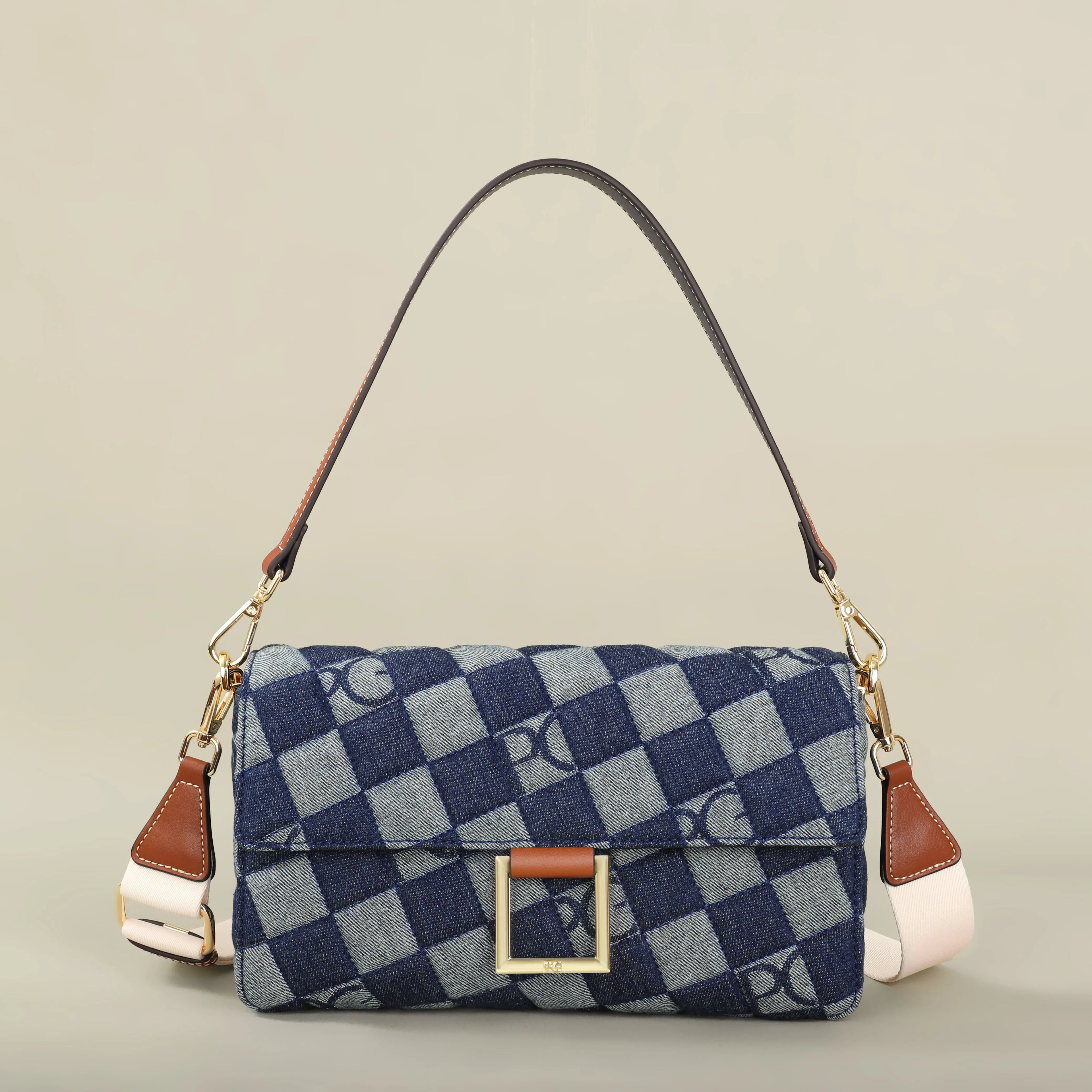Sac Bandoulière Femme PG Patsy Garis 2026 – Style Cowboy Latin, Coton, Toutes Saisons, 12 Coloris