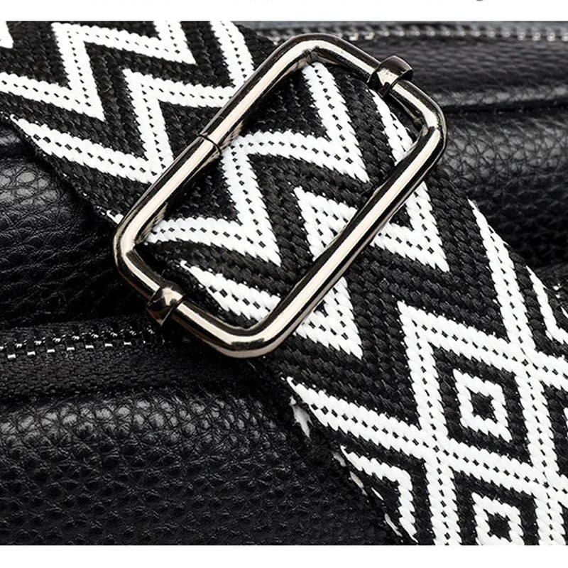 Sac Bandoulière Femme Grande Capacité – Multi-Compartiments, Matière PU Légère