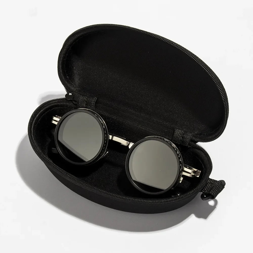 Lunettes de Soleil Polarisées Filtre ND2-400 Réglable 9 Niveaux – UV400, Pêche & Conduite